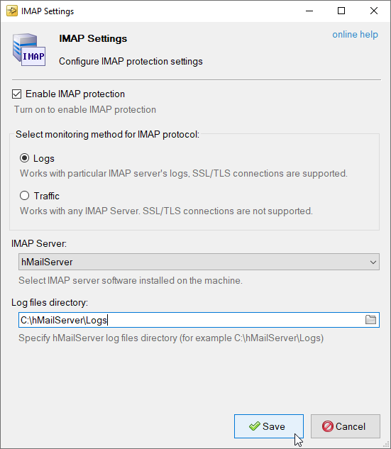 imap detection engine settings