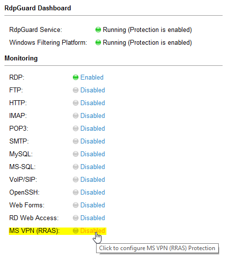 ms vpn rras protection link